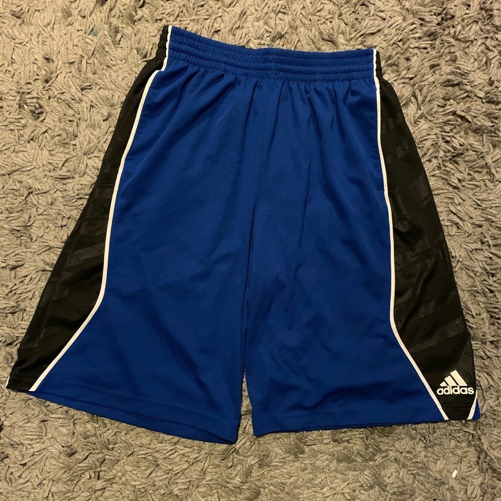 Adidas Climalite Men’s Large Blue and Black Shorts